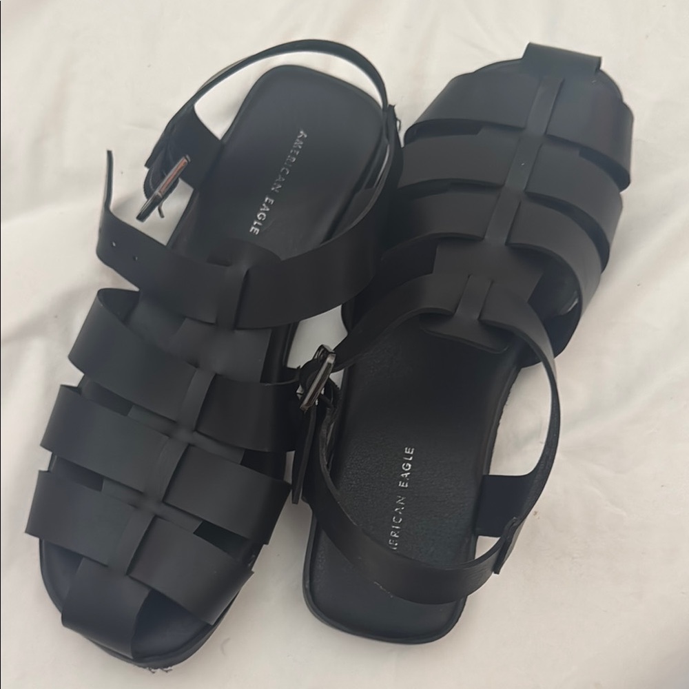 American Eagle Black Sandals